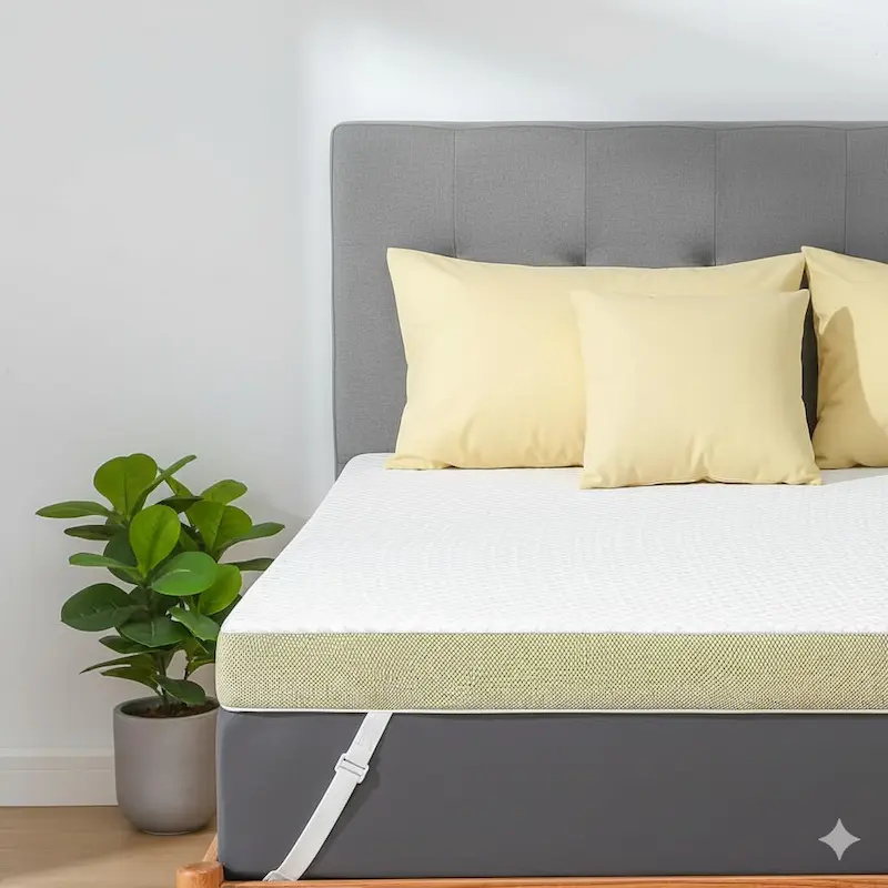 Marsail Queen Size Memory Foam Mattress Topper